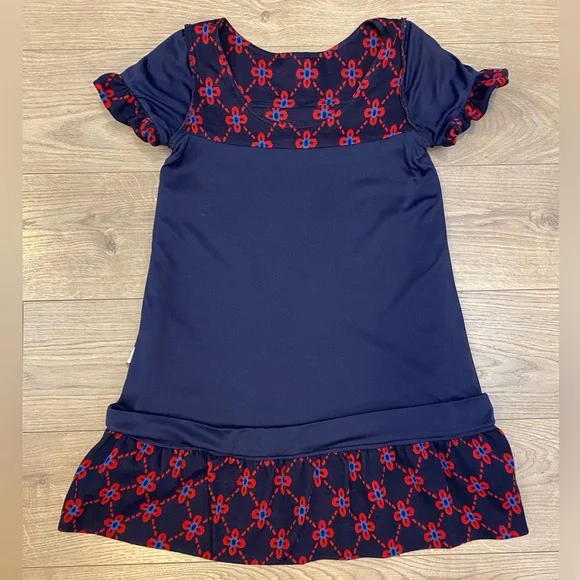 Betsey Johnson Navy and Red Mini Dress or Tunic fits medium - Picture 5 of 12